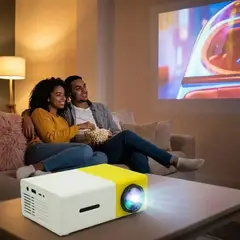 007PLUS - Proyector LED Portátil HD Cine en Casa