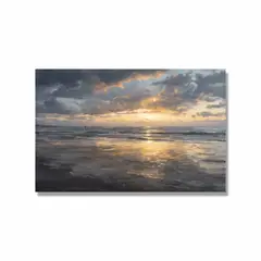 GENERICO - Lienzo Canvas Cuadro Atardecer en el Pacífico 93x60cm