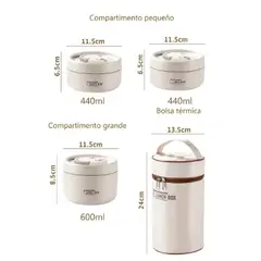 GENERICO - Lonchera Portacomida X3