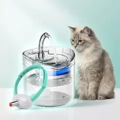 007PLUS - Combo Interactivo para Gatos Láser + Fuente Automática Transparente