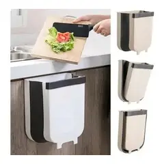 GENERICO - Caneca Basurero Plegable Multiusos Colgante Beige