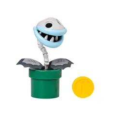 NINTENDO - Figura Super Mario Huesiplanta Piraña 4"