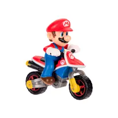 NINTENDO - Figura Super Mario Kart Mario en Moto