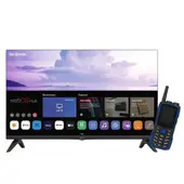 XKIM - Televisor 43″ X4310FHDW HD Smart TV WebOs + Celular Tipo CAT Rompemuros