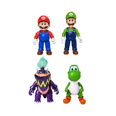 NINTENDO - Set de Figuras Mario Bros 4 Piezas 5