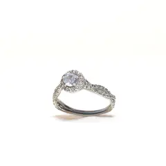 NOAH - Anillo Braided Halo Transparente
