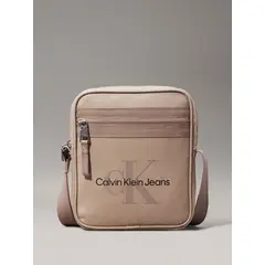 CALVIN KLEIN - Bolso beige essentials reporter