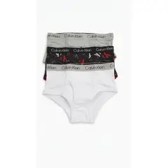 CALVIN KLEIN - Pack multicolor de 3 calzoncillos para niño