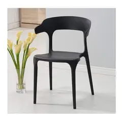 GENERICO - Silla Moderna De Plástico Apilable Para Comedor Y Exterior