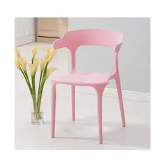 GENERICO - Silla Moderna De Plástico Apilable Para Comedor Y Exterior