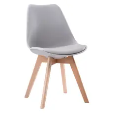 GENERICO - Silla De Comedor Moderna Con Patas De Madera Y Cojín