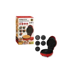 GENERICO - Mini Waflera 5 En 1 Sokany