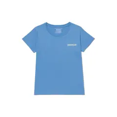 CAT - Camiseta Mujer CATERPILLAR METALLIC Azul