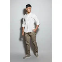 DANTE - Camisa Antimanchas Popelina Blanca - Talla Regular