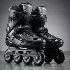 COUGAR - Patines Semiprofesionales Slalom MZS509 Negro talla 38