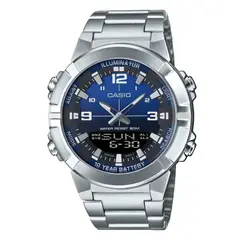 CASIO - Reloj Para Hombre Elegante AMW-870DA-2A1 Azul Oscuro