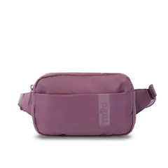 TOTTO - Canguro Riñonera Doble Bolsillo Niña Para Mujer Morado