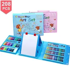 TECNOHOGAR JS - Kit De Pintura Para Niños De 208 Pcs Set De Arte