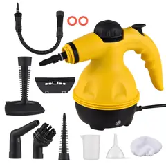 TECNOHOGAR JS - Limpiador A Vapor Multifuncional Steam Cleaner 1000w Df-a001