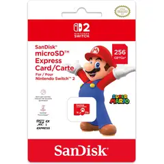 SANDISK - Tarjeta microSD Express Card 256GB - Nintendo Switch 2