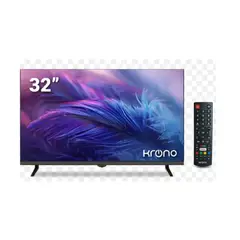 KRONO - Smart TV 32 Pulgadas LED HD - Android TV, TDT Integrado, - Diseño Slim Pro + Soporte
