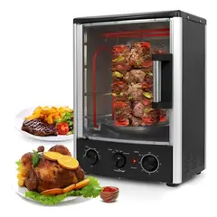 NUTRICHEF - Azpkrt97 Asador Horno Rotatorio Multifuncional