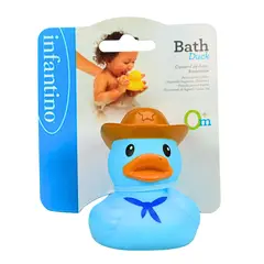 INFANTINO - Juguete Patito De Baño Vaquero Para Bebés Niños
