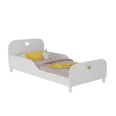 AKIVOY - Cama Sencilla Induvidual Real Kids Color Blanco