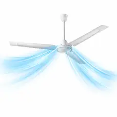 KALLEY - Ventilador de Techo Industrial de 56 Pulgadas