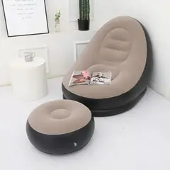 GENERICO - SOFA INFLABLE CON APOYO PIES
