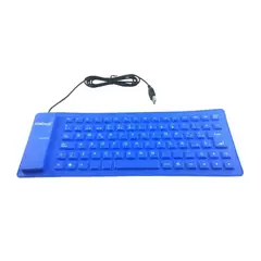 GENERICO - Teclado Flexible Silicona Usb Impermeable Gamer Ergonomico