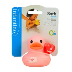 INFANTINO - Juguete Patito De Baño Globo De Corazón Para Bebés Niños