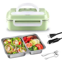 GENERICO - Lonchera Eléctrica Para Carro Y Oficina Porta Comida 110v12v