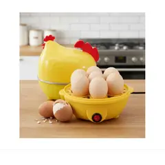 GENERICO - Hervidor Eléctrico De 7 Huevos Gallina Indicador Luz Led