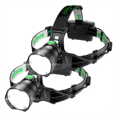 GENERICO - 2 Linternas Led Lampara De Cabeza Recargable 4 Modos De Luz