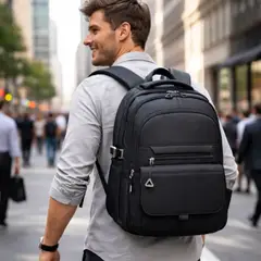 MULTIPLACE COLOMBIA - Bolso Morral Para Portatil Impermeable Grande Multiservicio-