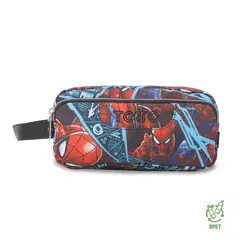 TOTTO - Multiuso Cartuchera Triple Agapec Spiderman Para Niño