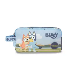 TOTTO - Multiuso Cartuchera Escolar Doble Bluey Para Niña