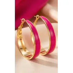 ZYRAL - Aretes tipo Candonga Mujer Marca ZARC03-84