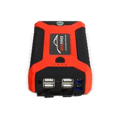 GENERICO - Arrancador Portátil para Carro 3 en 1 Compresor Aire Power Bank con Linterna LED