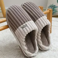 MULTIPLACE COLOMBIA - Pantuflas de peluche para Hombre importadas-
