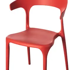 GENERICO - Set X4 Sillas En Polipropileno Para Niños Color Rojo