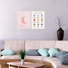 GAMA DIGITAL - Cuadros decorativos Diptico protection moon 30x40