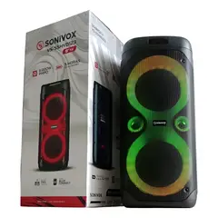 SONIVOX - Cabina De Sonido 6000w Pmpo Recargable Karaoke Micr