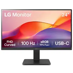 LG - Monitor Gamer Curvo 24u421a-b Full Hd 100hz Usb-c