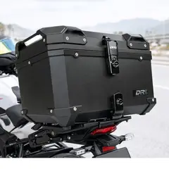 DR1 - Maletero Moto 57Lt Doble cerradura Espaldar Base Obsequio