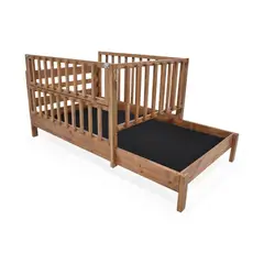 VENECIA - Cama Cuna Cincinnati 201x110x95 Infantil Caoba