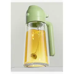 AMERICAN GENERICS - Aceitero Spray y Vertedor 2 en 1 400ml Cocina beige