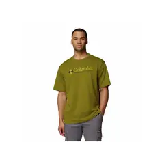 COLUMBIA - Camiseta Hombre CSC HEAVYWEIGHT LOGO Verde