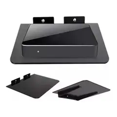 GENERICO - Base Soporte Flotante de Vidrio para TV Consolas DVD Repisa de Pared
